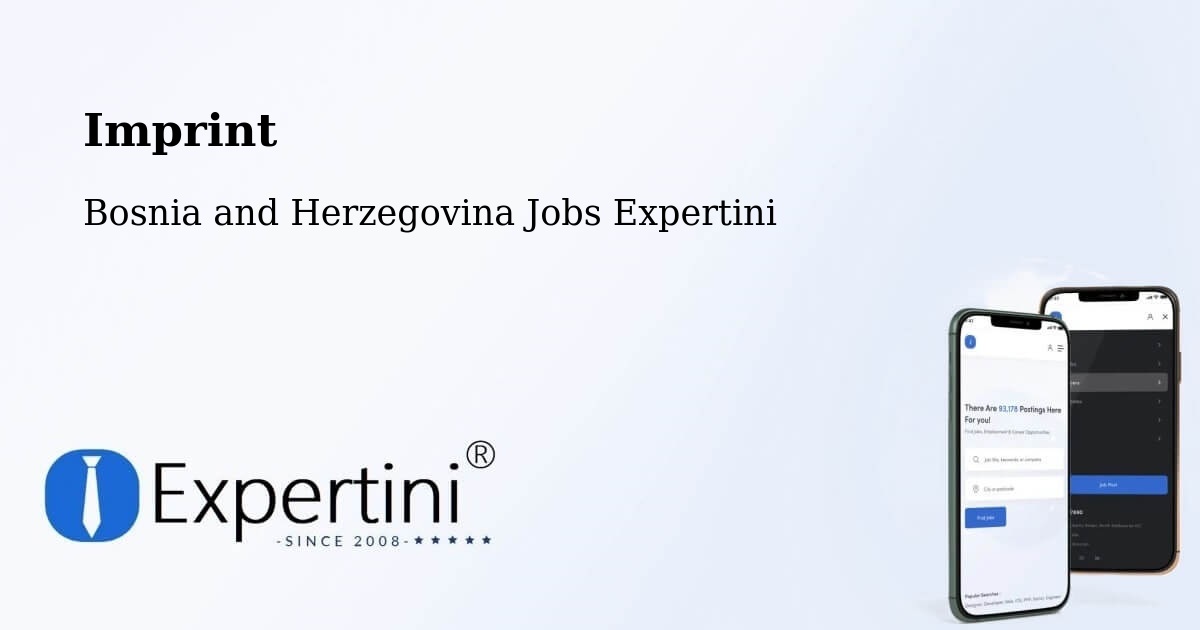 Imprint – Breza - Bosnia and Herzegovina Jobs Expertini